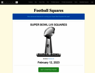 footballsquares.net screenshot