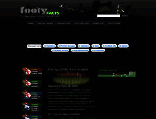 footballstatisticsresults.co.uk screenshot