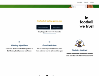 footballstatsmaster.com screenshot