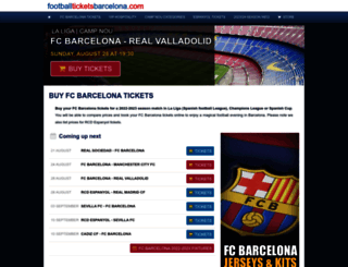footballticketsbarcelona.com screenshot