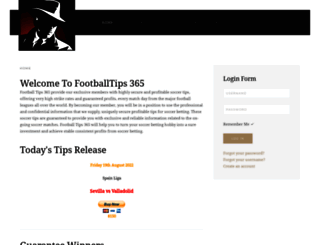 footballtips365.com screenshot