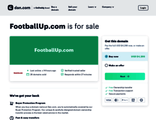 footballup.com screenshot