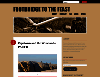 footbridgetothefeast.wordpress.com screenshot