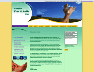 footcareoflivingston.com screenshot