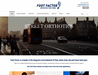 footfactor.com screenshot
