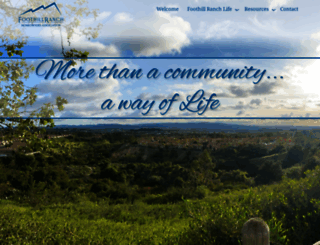 foothillranch.org screenshot