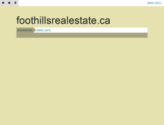foothillsrealestate.ca screenshot