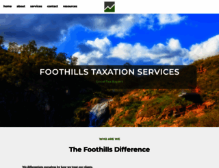 foothillstaxation.com.au screenshot
