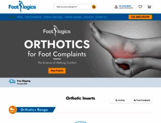 footlogics-orthotics.com screenshot