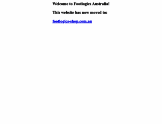 footlogics.com.au screenshot