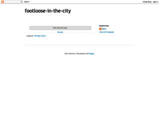 footloose-in-the-city.blogspot.com screenshot