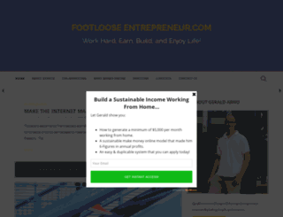 footlooseentrepreneur.com screenshot