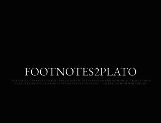footnotes2plato.com screenshot