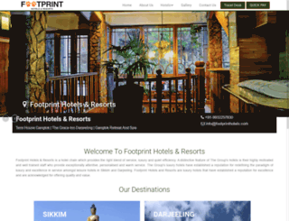 footprinthotels.com screenshot
