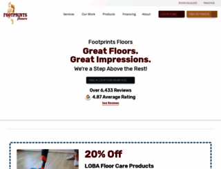 footprintsfloors.com screenshot