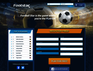 footstar.org screenshot