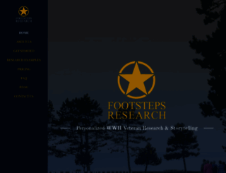 footstepsresearch.org screenshot