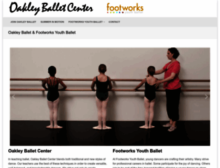 footworksyouthballet.org screenshot