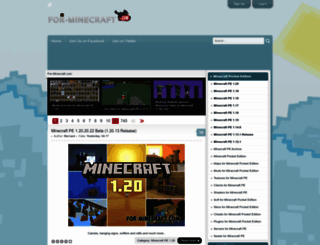 for-minecraft.com screenshot