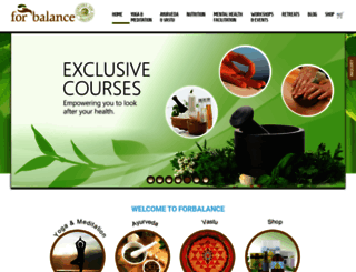 forbalance.com screenshot