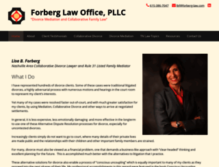 forberg-law.com screenshot