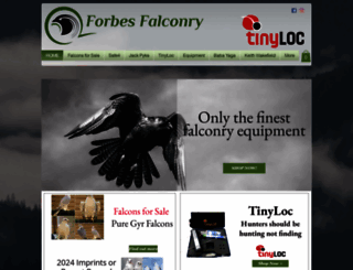forbesfalconry.com screenshot