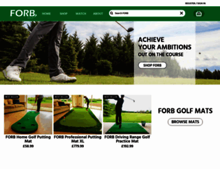 forbgolf.co.uk screenshot