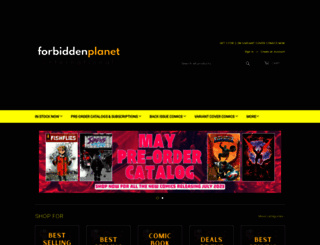 forbidden-planet.co.uk screenshot