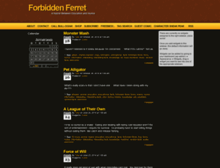forbiddenferret.com screenshot