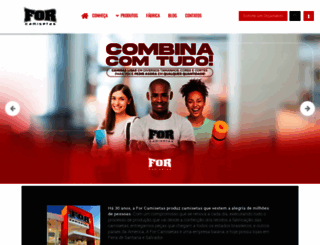 forcamisetas.com.br screenshot