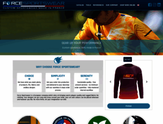 force-sportswear.com screenshot