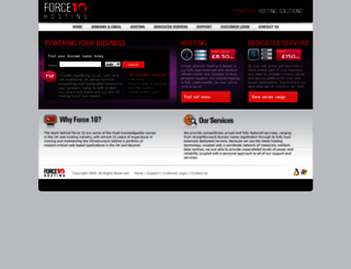 force10hosting.com screenshot