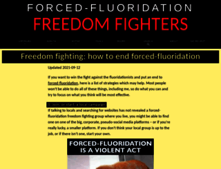 forcedfluoridationfreedomfighters.files.wordpress.com screenshot