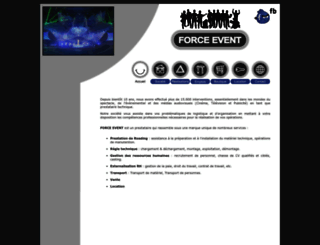 forceevent.fr screenshot