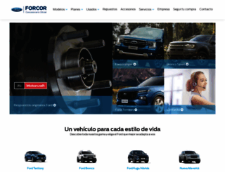 forcor.com.ar screenshot