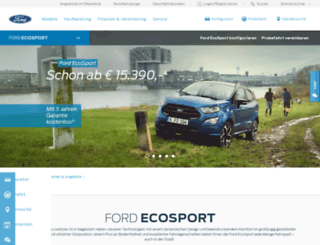 ford-ecosport-entdecken.de screenshot
