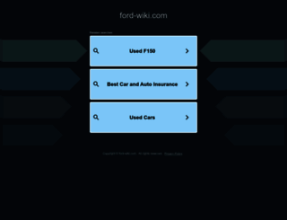 ford-wiki.com screenshot