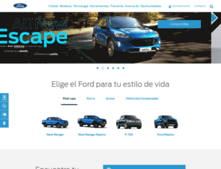 ford.cl screenshot