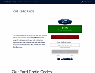 ford.radio.codes screenshot