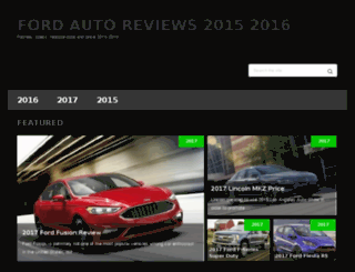 fordautoreviews.com screenshot