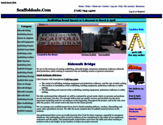 fordhamscaffold.com screenshot