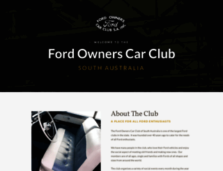 fordownerscarclub.com.au screenshot