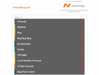 forecastbug.com screenshot