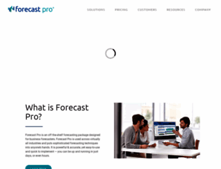 forecastpro.com screenshot