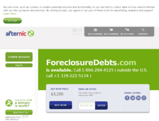 foreclosuredebts.com screenshot