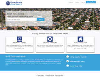 foreclosurefreesearch.com screenshot