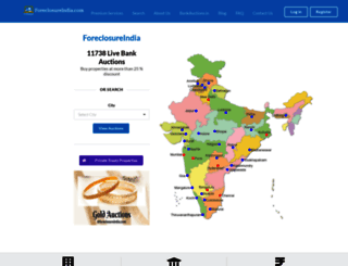 foreclosureindia.com screenshot