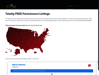 foreclosurelistingsusa.com screenshot