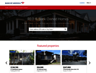foreclosures.bankofamerica.com screenshot