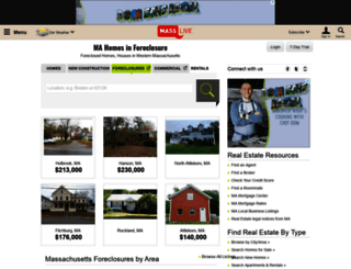 foreclosures.masslive.com screenshot